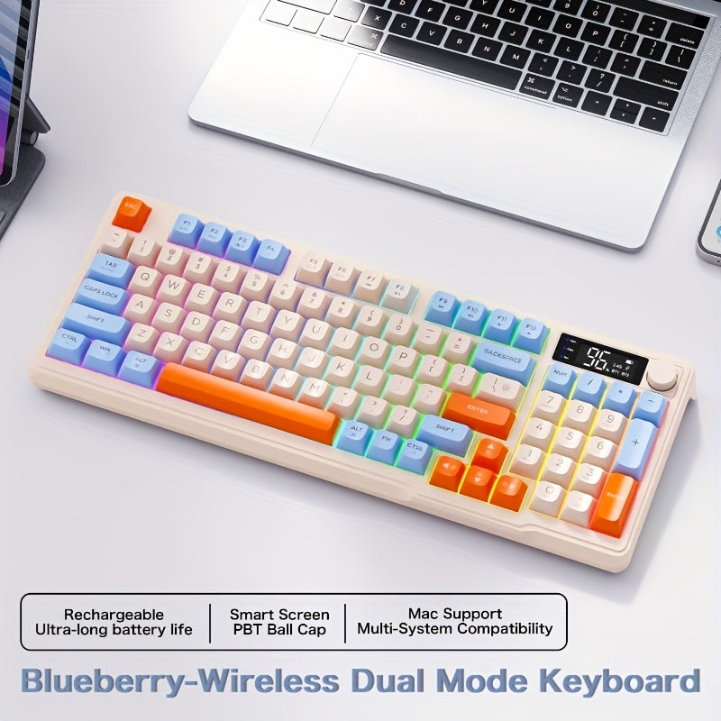 M96 Wireless Keyboard - Dual Mode 5.0/2.4G with RGB Backlit