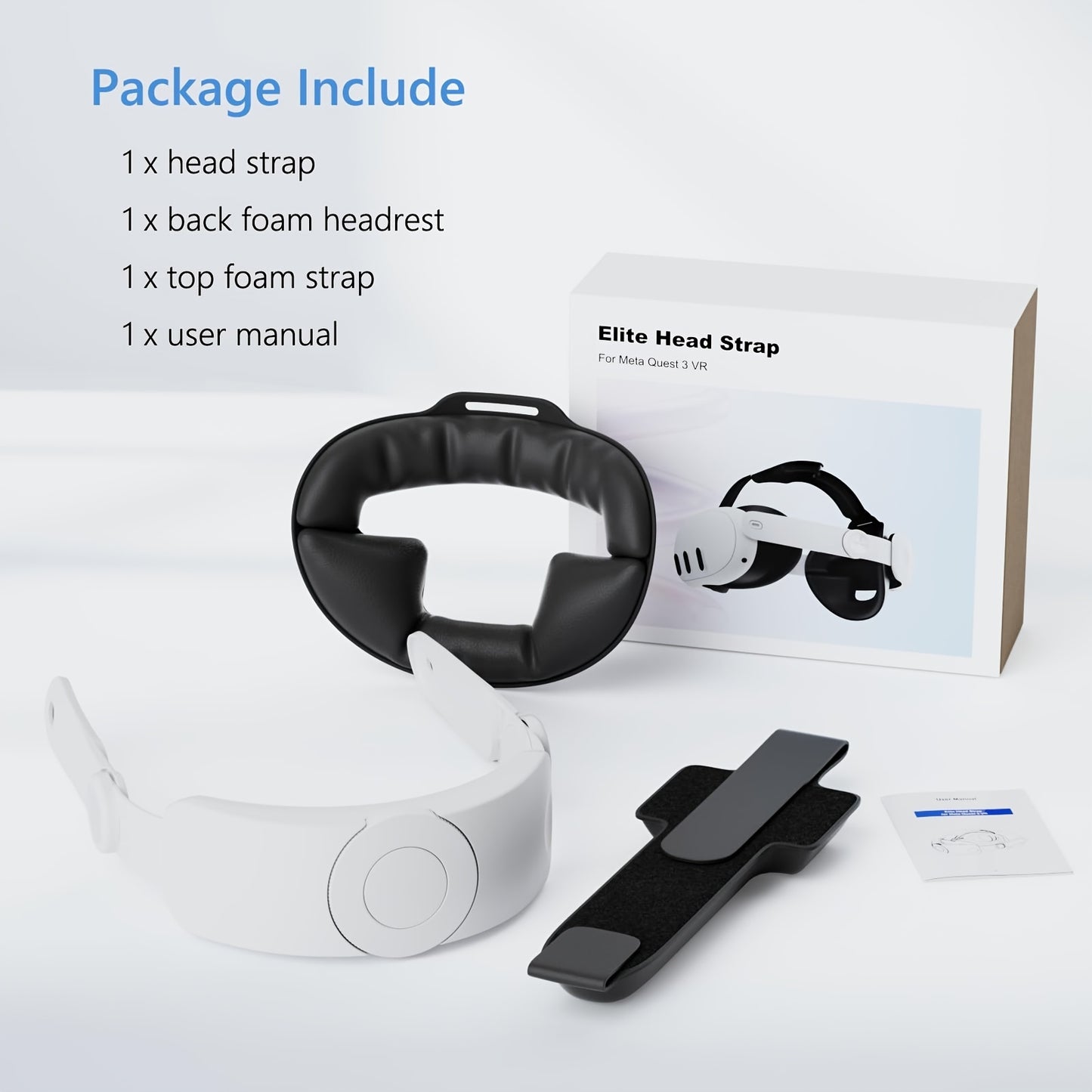 Meta Quest 3 Head Strap - Adjustable VR Accessory for Quest 3/3S