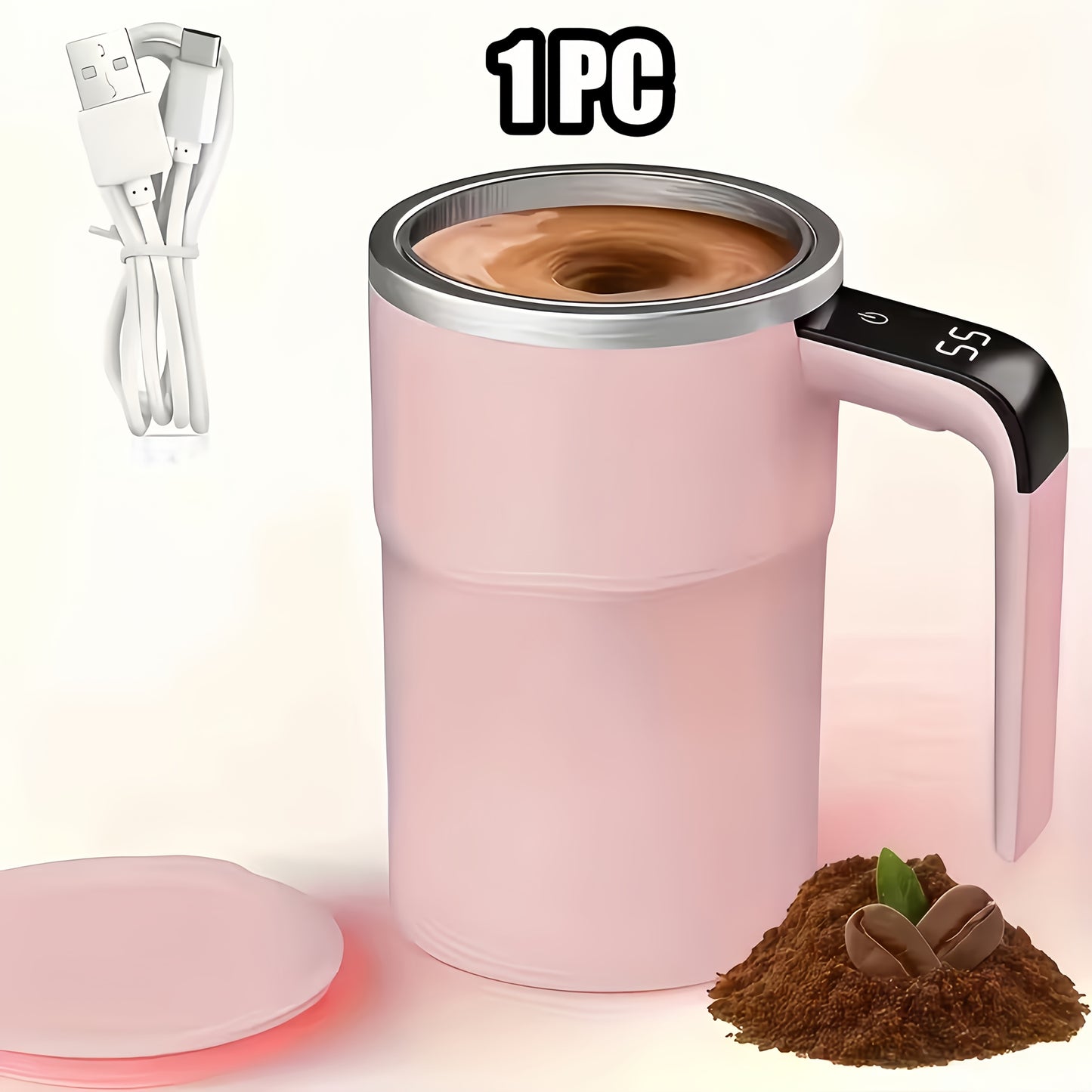 Electric Self-Stirring Coffee Mug