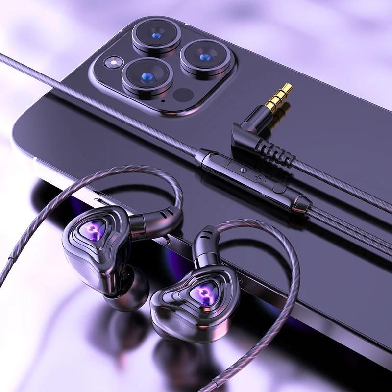 9D Super Bass Wired Earphones - HD Mic & Noise-Canceling 3.5mm