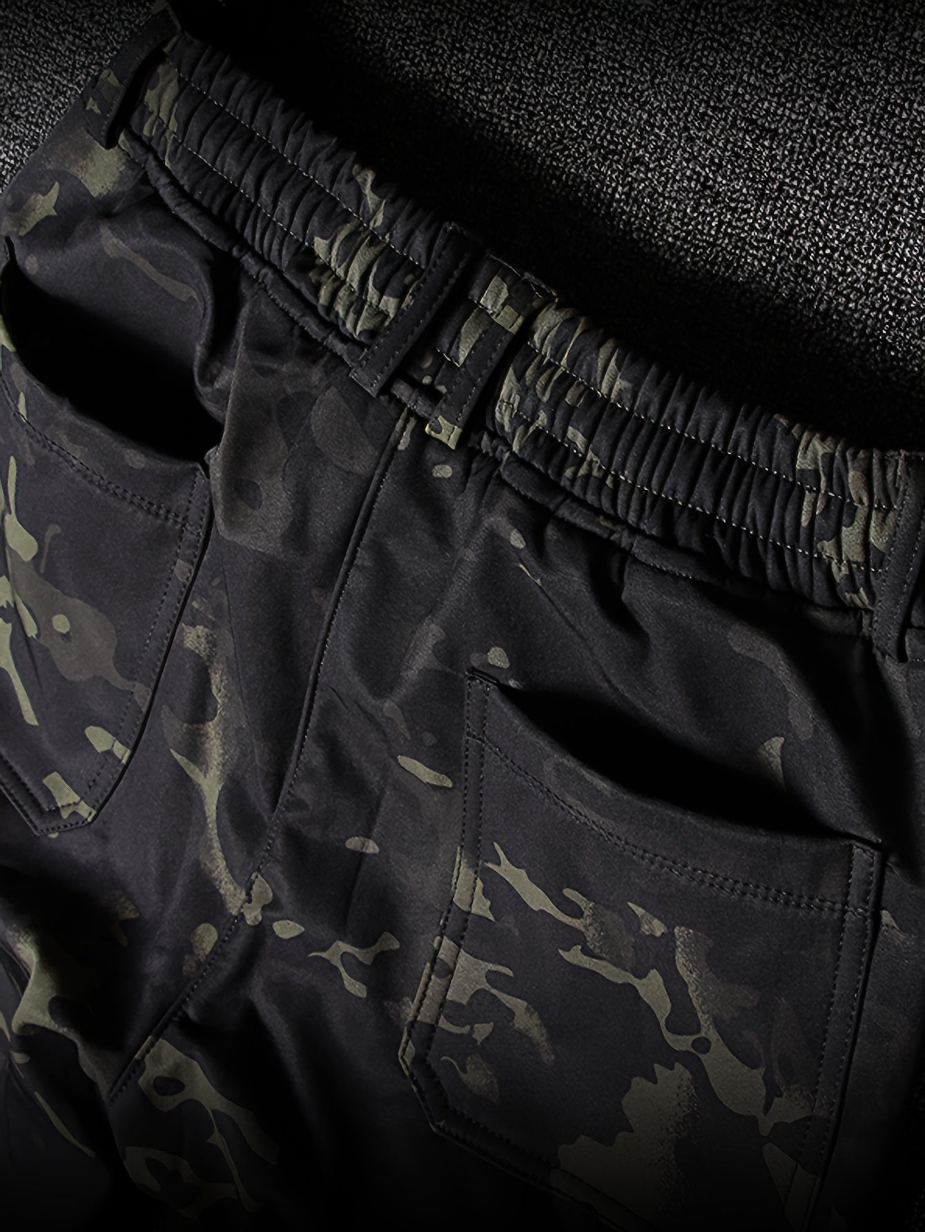 Men's Heavy-Duty Thermal Pants - Drawstring Waist Olive Green