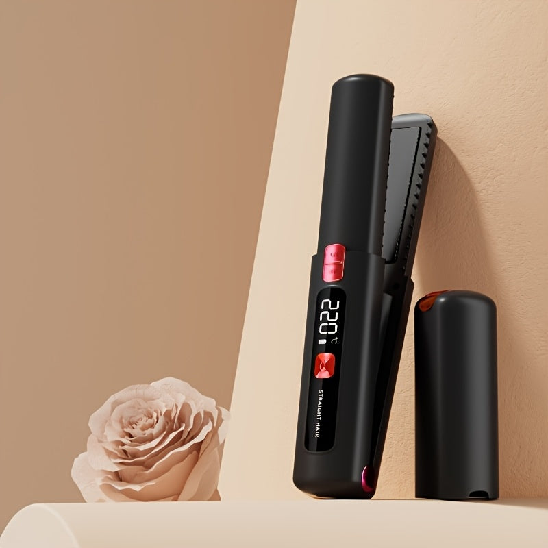 Mini 2-in-1 Wireless Hair Straightener & Curler