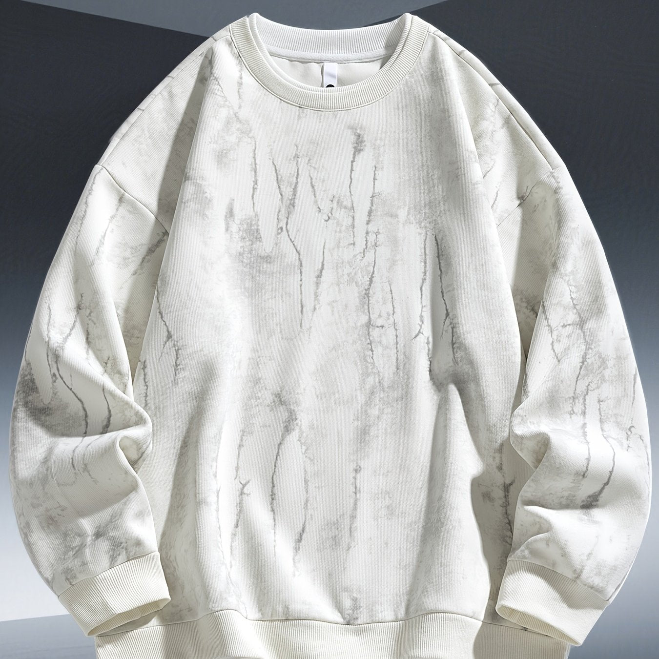 Men's Tie-Dye Sweatshirt - Round Neck Pullover