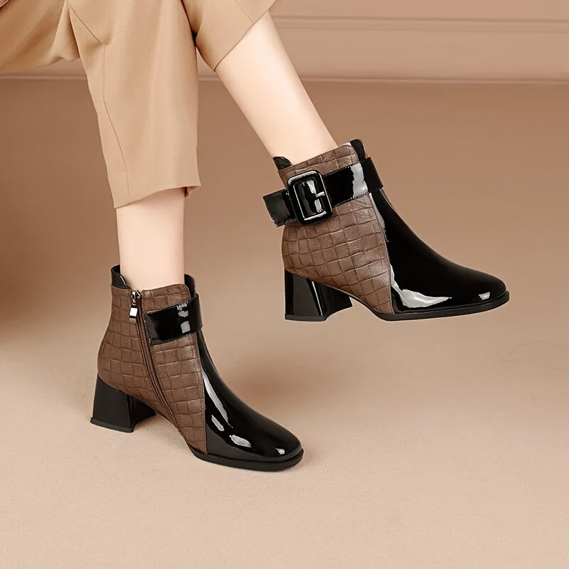Women's Chunky Heel Ankle Boots