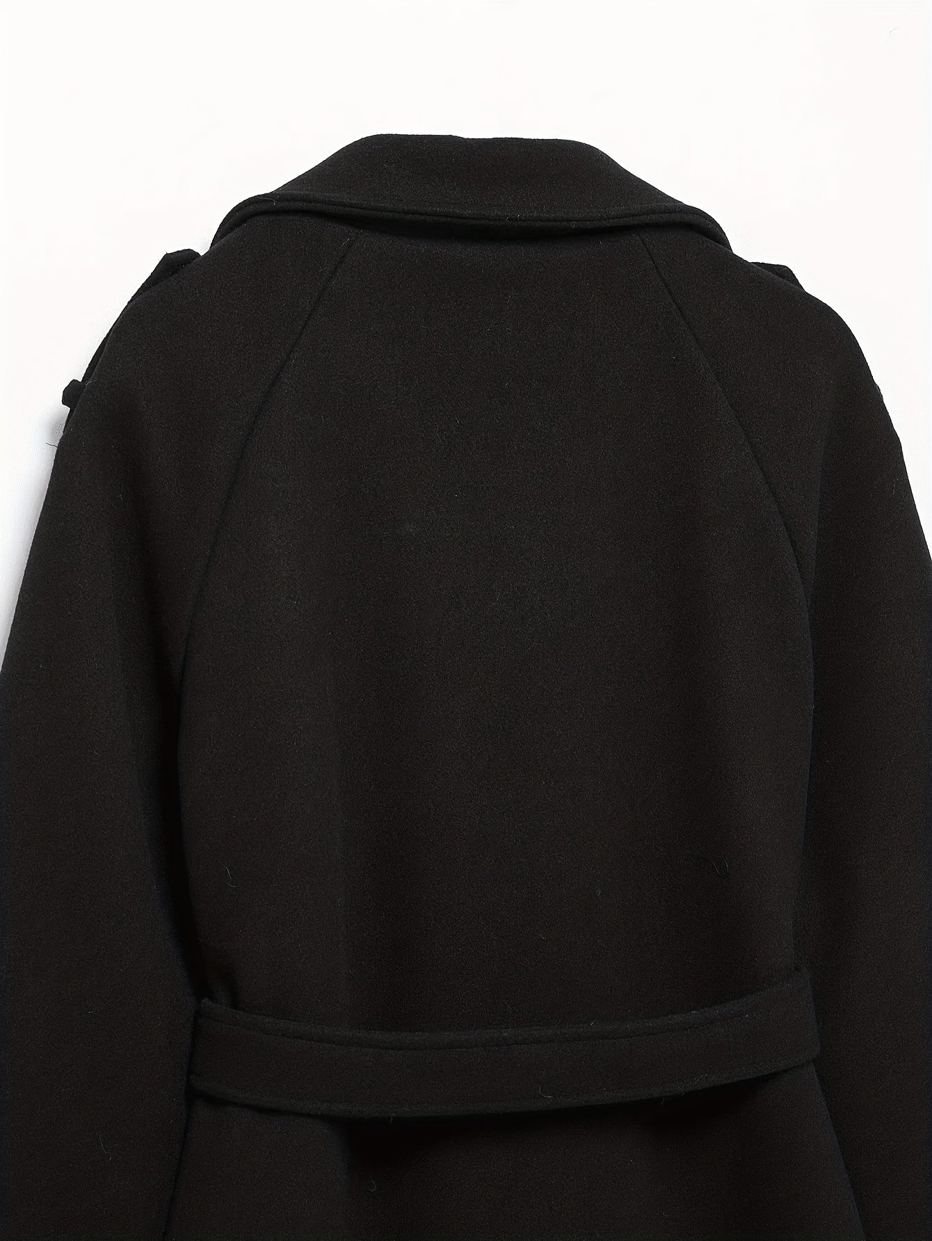 Women's Elegant Double-Breasted Windbreaker - Belted Trench Coat