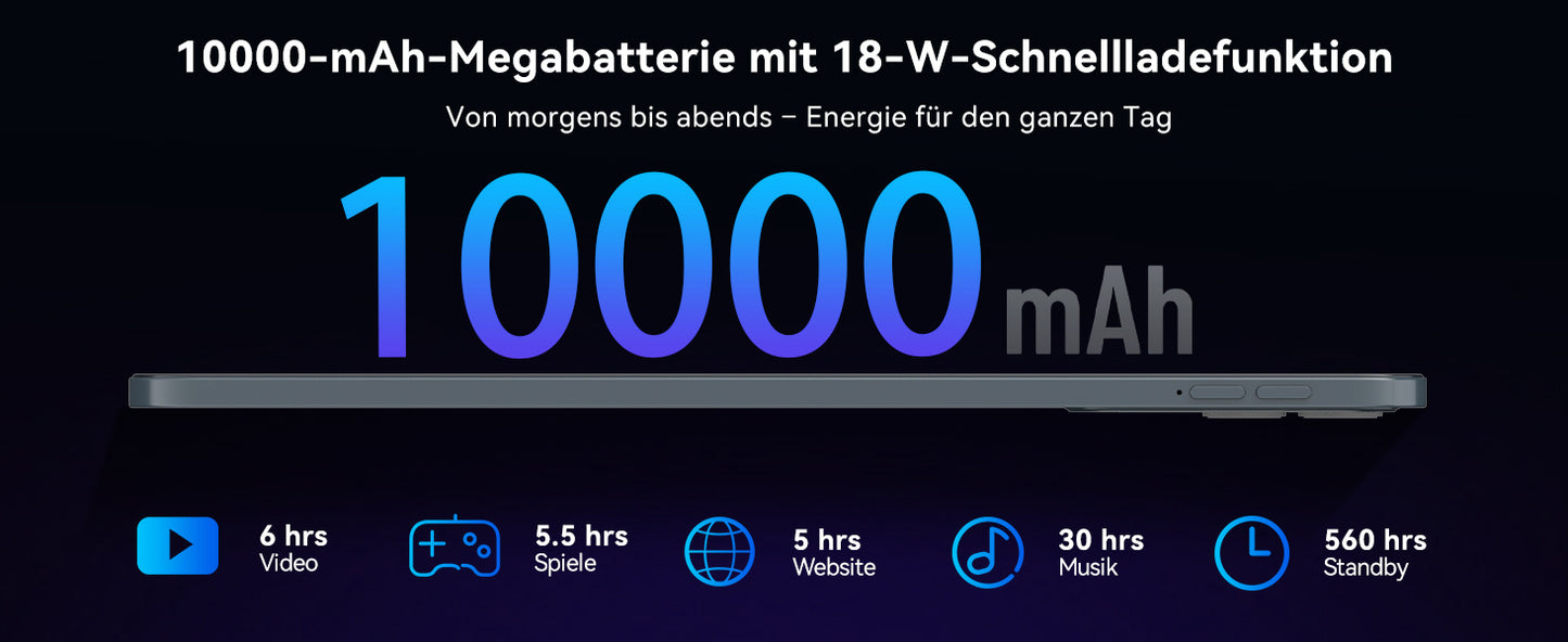 TABWEE T60 Pro Tablet 13.4" Android 15 - 24GB RAM 256GB Gaming