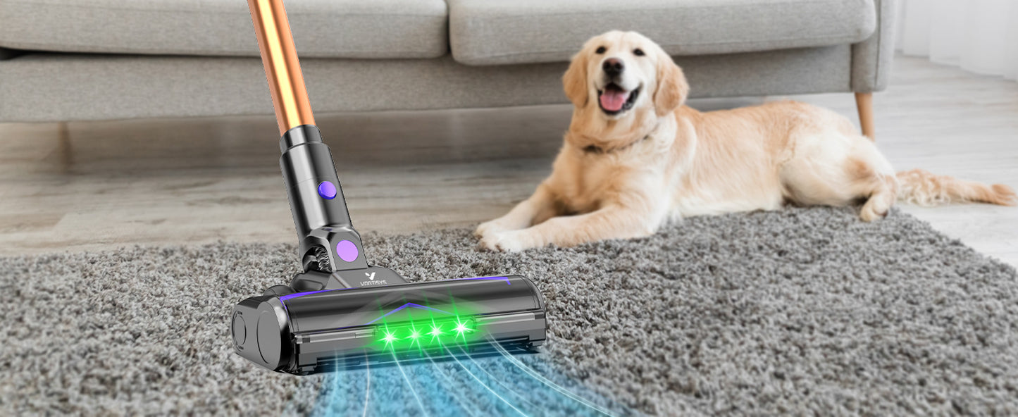 VORTISYS Cordless Vacuum Cleaner 500W - 1.3L Display Anti-Tangle