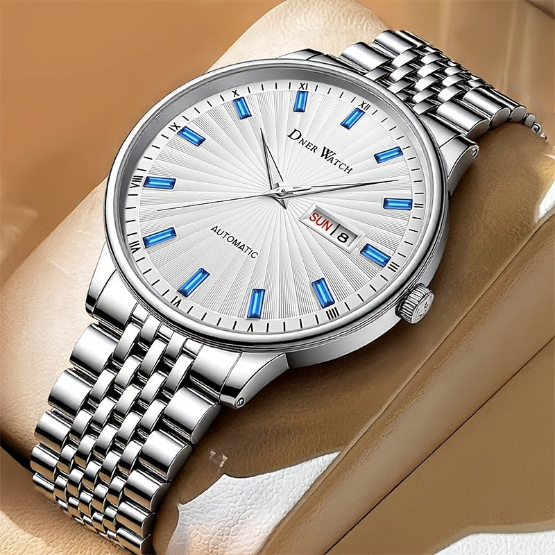 DNERWATCH Stainless Steel Mechanical Watch - Sapphire Crystal Automatic