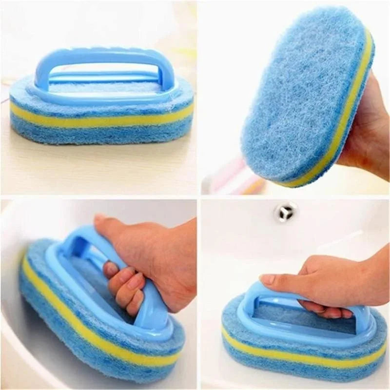 Sponge Cleaning Brush with Handle
