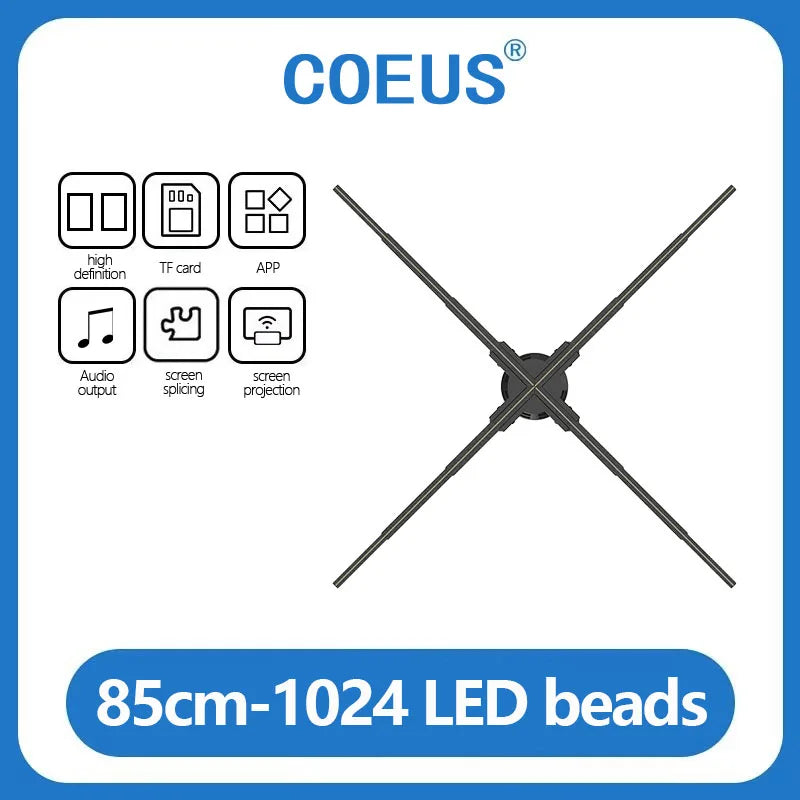 COEUS P65 3D Hologram Fan