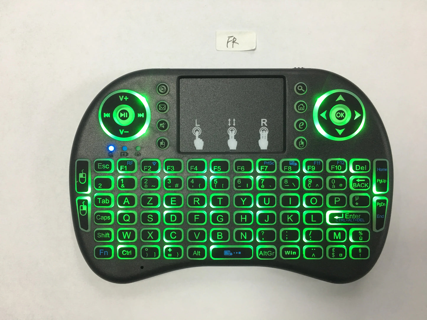 Mini wireless keyboard with touchpad