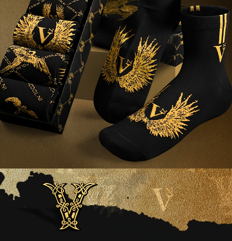 Wikuni Brand Cotton Men's Socks - Gift Box