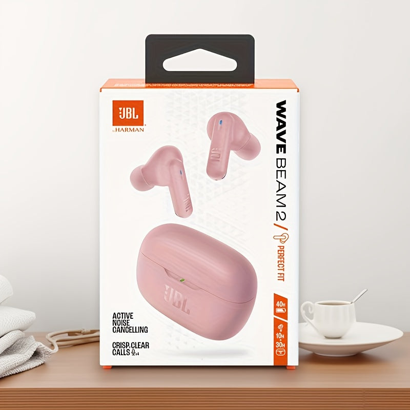 JBL WAVE BEAM 2 True Wireless Earbuds - Active Noise Cancellation
