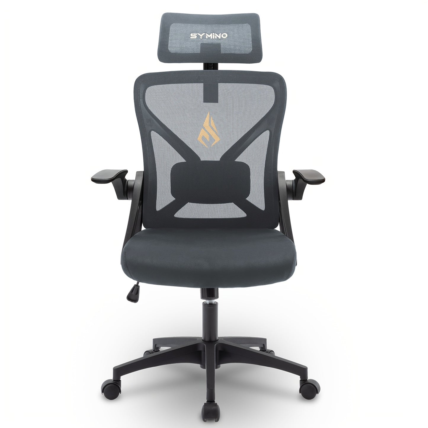 Symino Ergonomic Office Chair - Adjustable Headrest & Lumbar Support