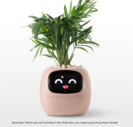 AI Pet LumiPot – Interactive Plant Pot, Smart Planter, Robot Flower with Feelings
