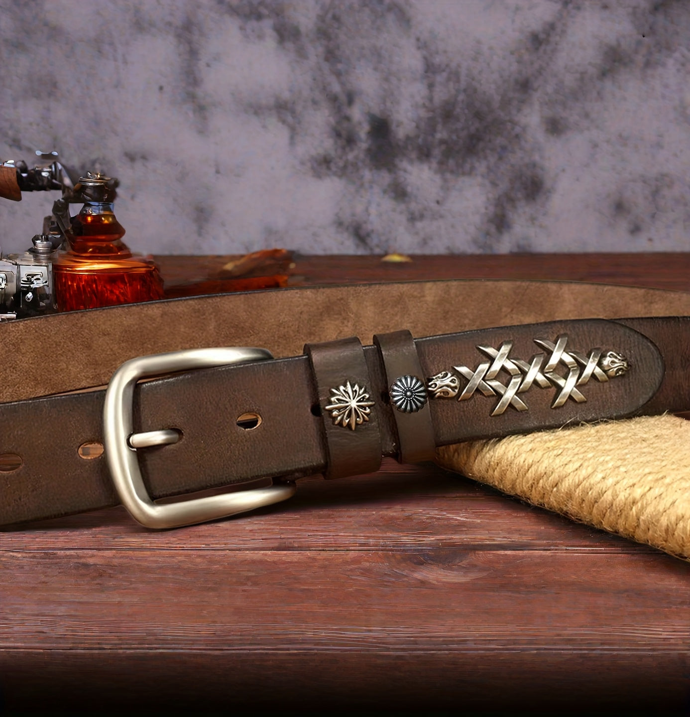 Handmade Top-Grain Leather Belt - Unisex