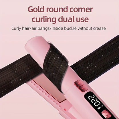 Mini 2-in-1 Wireless Hair Straightener & Curler