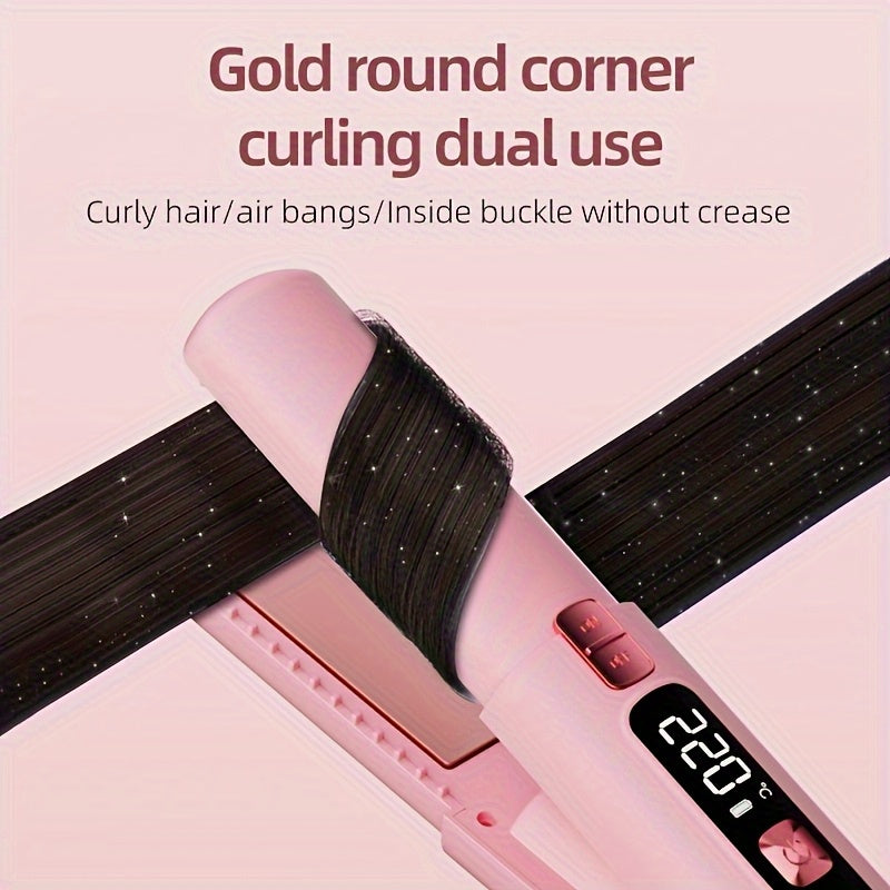 Mini 2-in-1 Wireless Hair Straightener & Curler