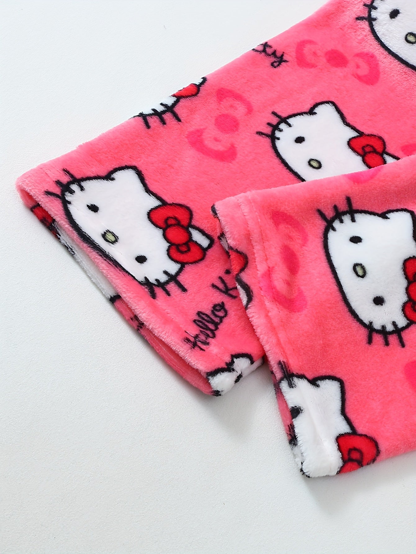 Hello Kitty Women's Flannel Sleep Pants - Thick Warm Winter