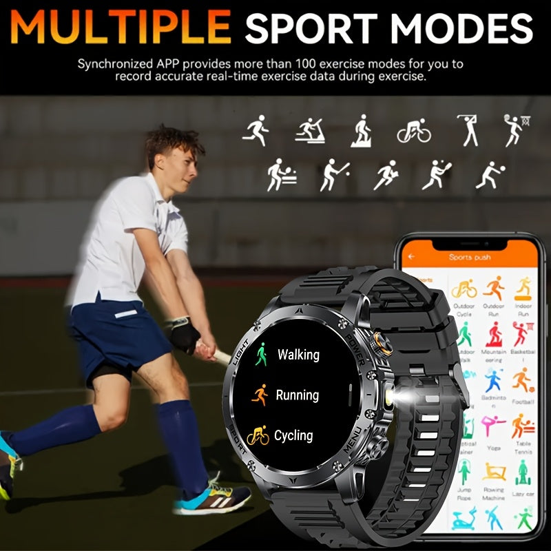 TKTKYY Smart Men's Watch AK87 - 4.32cm Touch 1000mAh IPX8