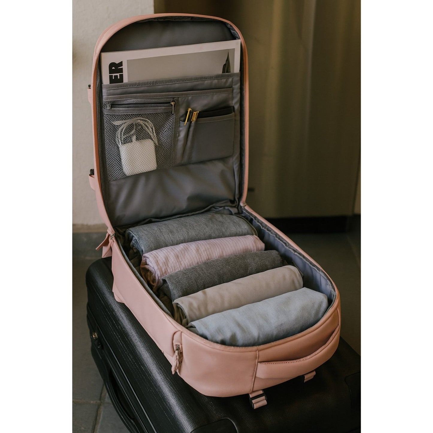 Ryanair 40x20x25 Airplane Backpack - Durable Cabin Hand Luggage