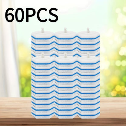Disposable Toilet Brush Set 60/64pcs - Sponge Complete Tools