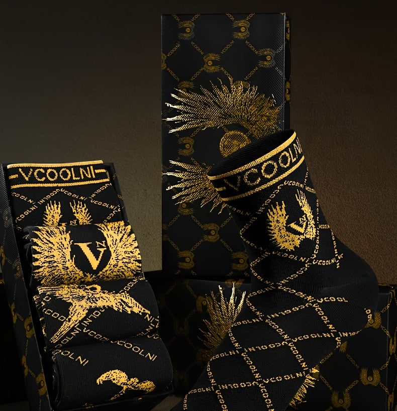 Wikuni Brand Cotton Men's Socks - Gift Box