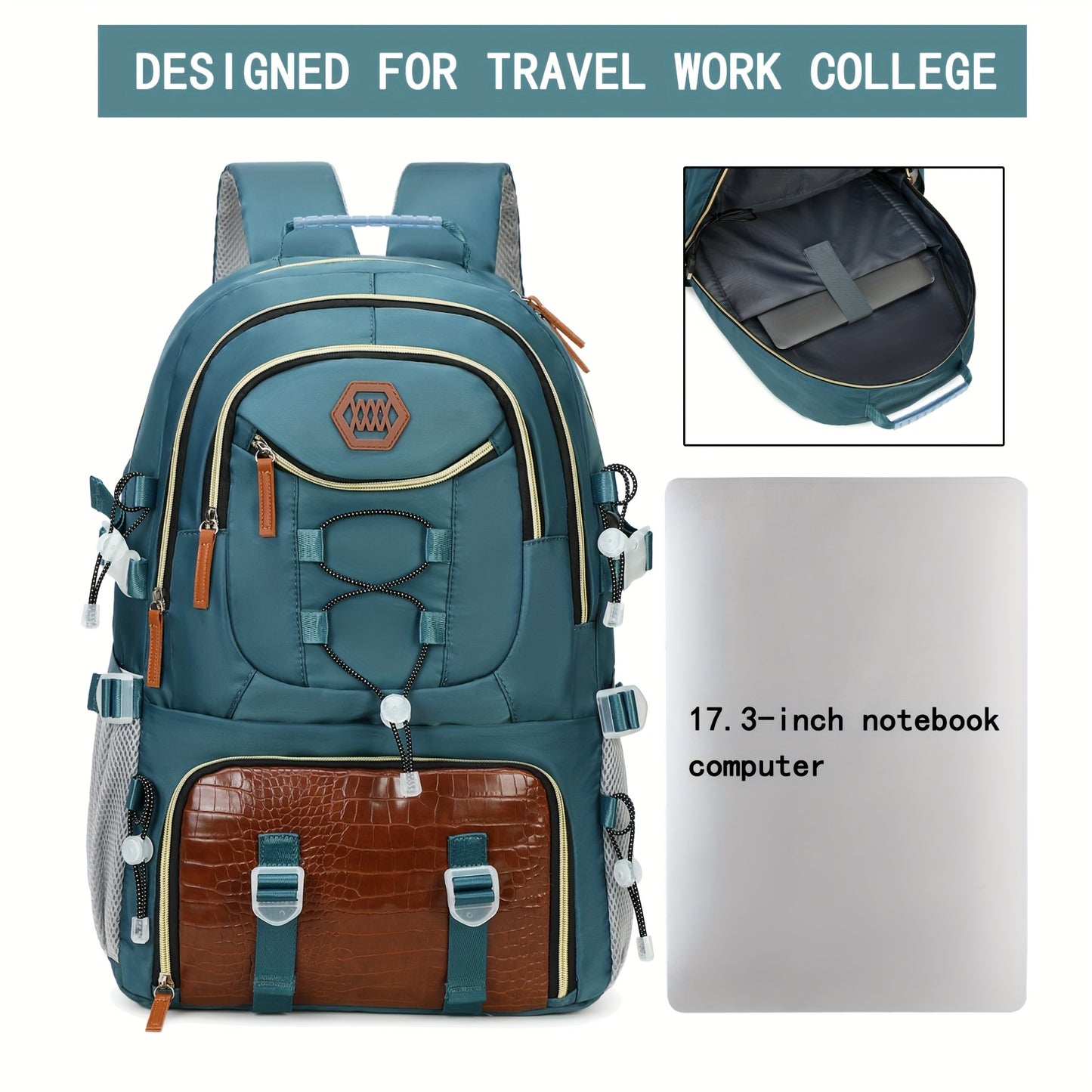 ENOSHI 40L Large Backpack - Laptop Shoe Storage Travel Hiking