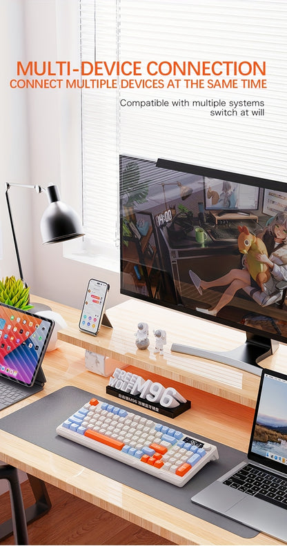 M96 Wireless Keyboard - Dual Mode 5.0/2.4G with RGB Backlit