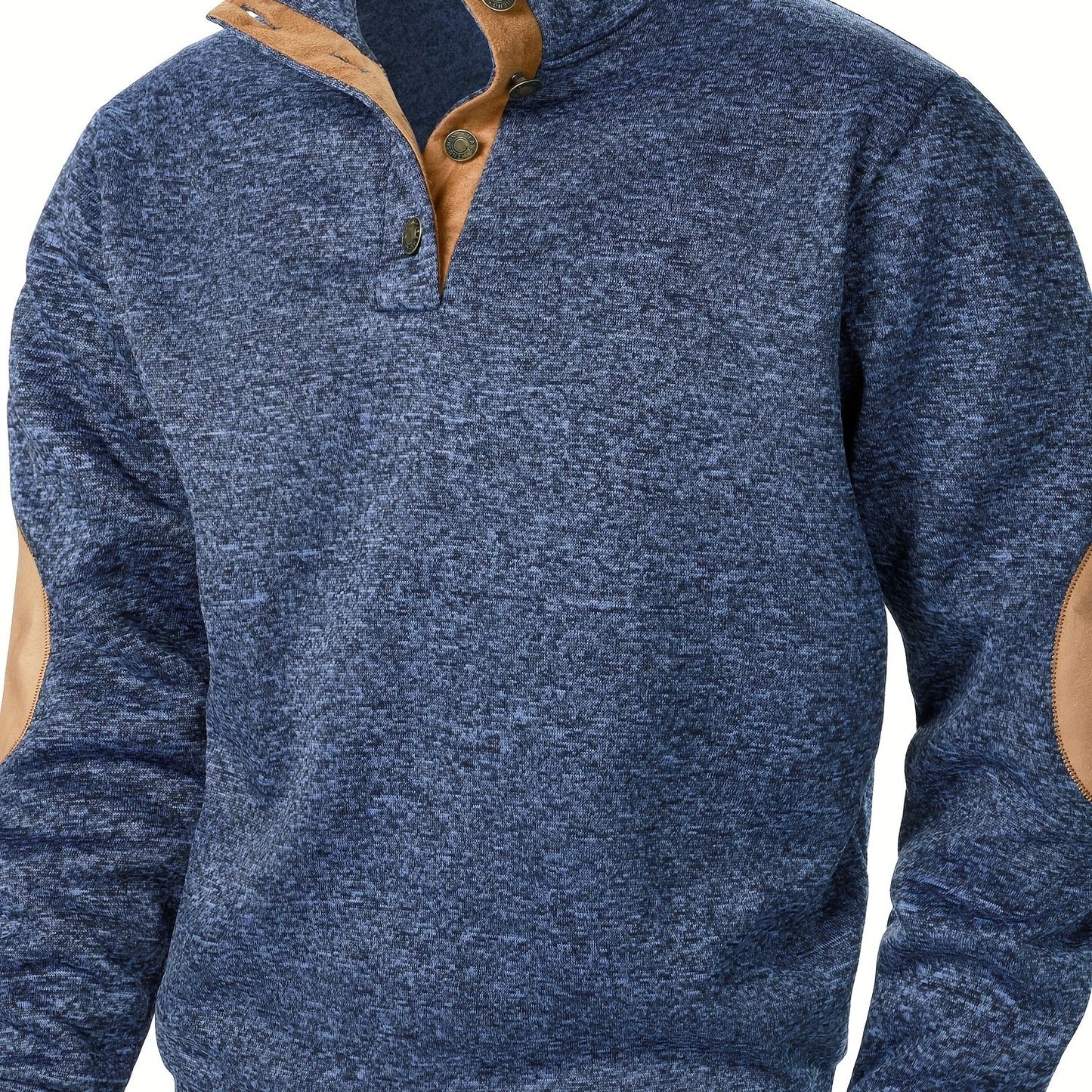 Men's Stand-Collar Casual Sweatshirt - Autumn Winter Long Sleeve