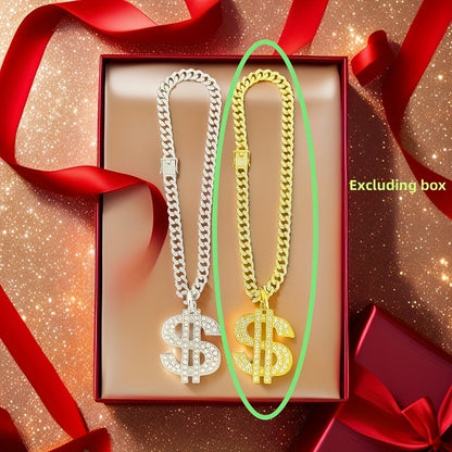 Men's Heavy-Duty Dollar Sign Necklace
