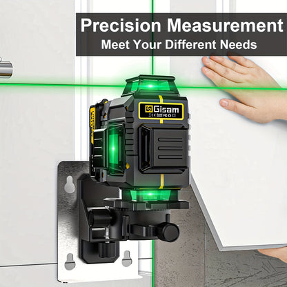 highsam 4D Laser Level - 16 Line Cross 360 Self Leveling 2 Battery