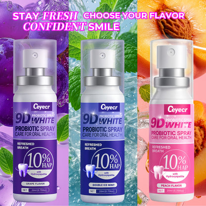 Oral Spray 3pcs 20ML - Breath Freshener Peach Mint Grape