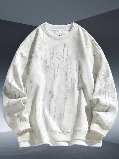 Men's Tie-Dye Sweatshirt - Round Neck Pullover