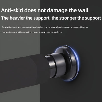 Adjustable Door Pull-Up Bar 61.98-100.08cm - No-Drill Carbon Steel