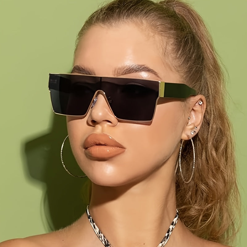 Oversized Square Glasses - Unisex