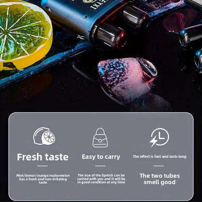 Nasal Decongestant Sticks 4-Pack - Lemon Mango Watermelon Peppermint