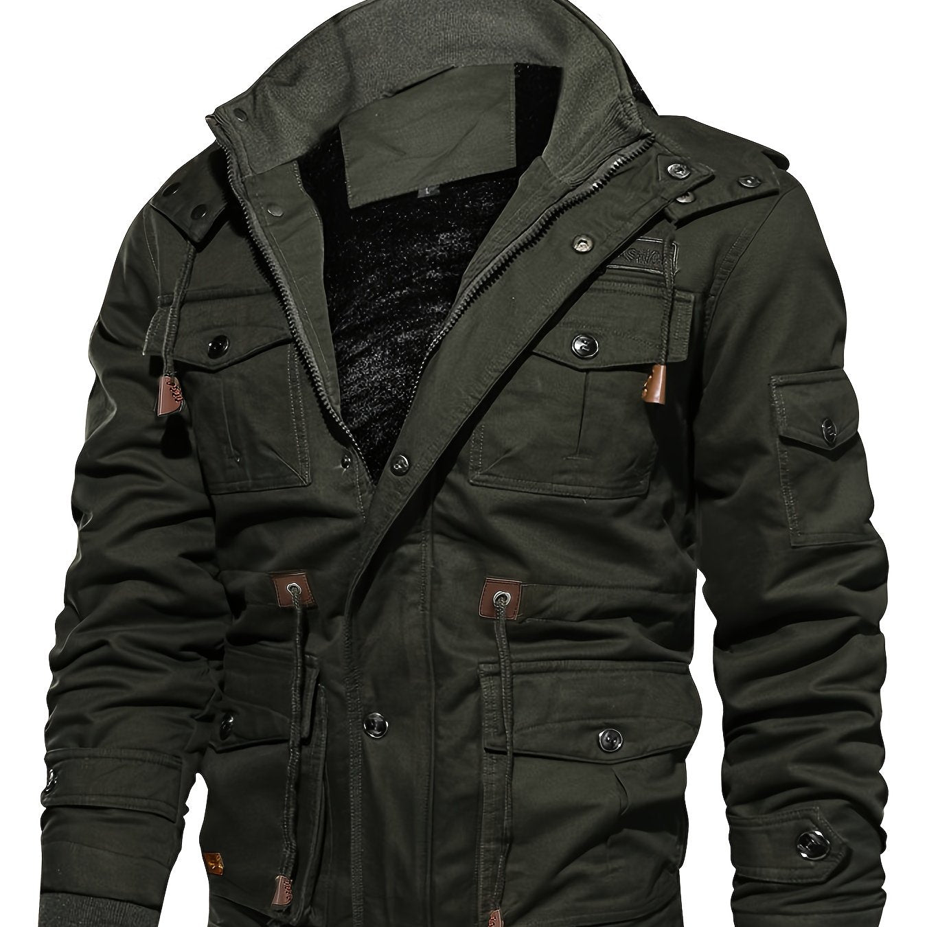 Men's Heavyweight Winter Jacket - Thermal Insulated