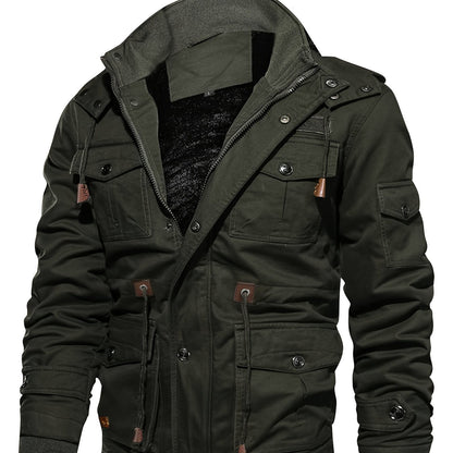 Men's Heavyweight Winter Jacket - Thermal Insulated