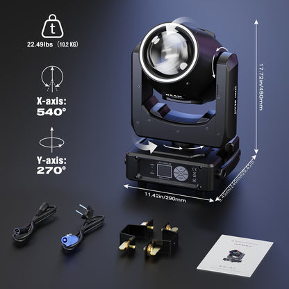 230W 48Prism LED Stage Lighting - Gobo Moving DMX Beam