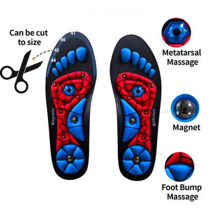 Magnetic Acupoint Massage Insole - EVA Arch Support Breathable