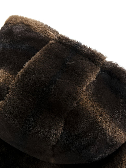 Men's Solid Hooded Jacket - Windproof & Warm