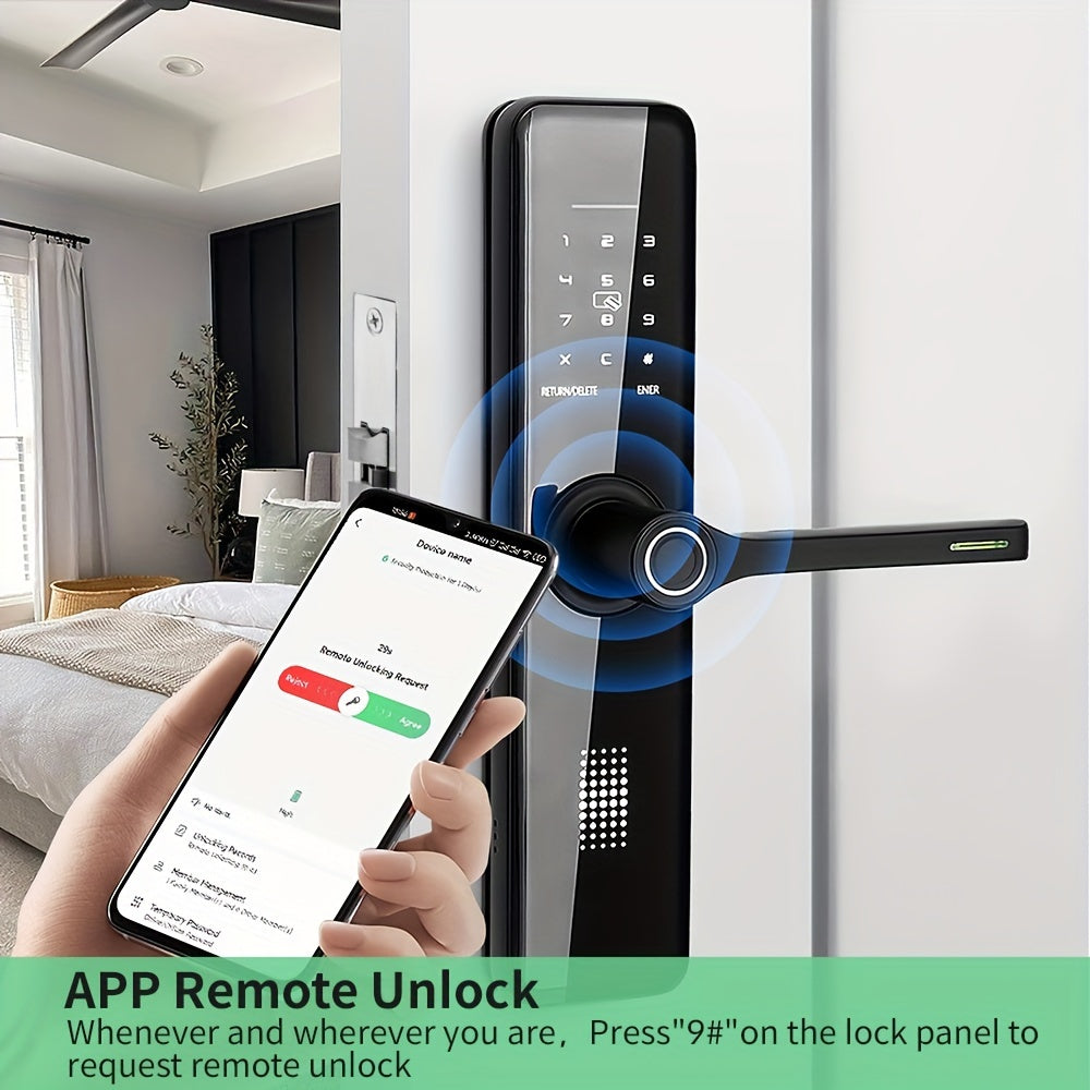 SUMUS Smart Door Lock - Keyless Entry WiFi App Aluminum Alloy