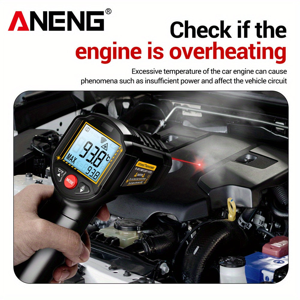 ANENG TH202 Thermometer Hygrometer - Non-Contact -50-600°C LCD