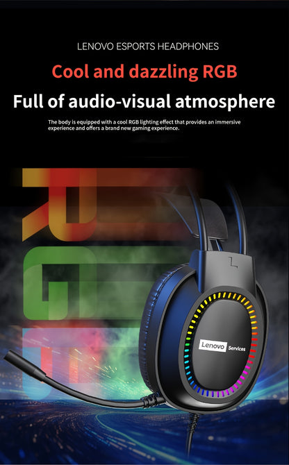 Lenovo Headset 7.1 Surround - RGB with Noise Cancelling Mic