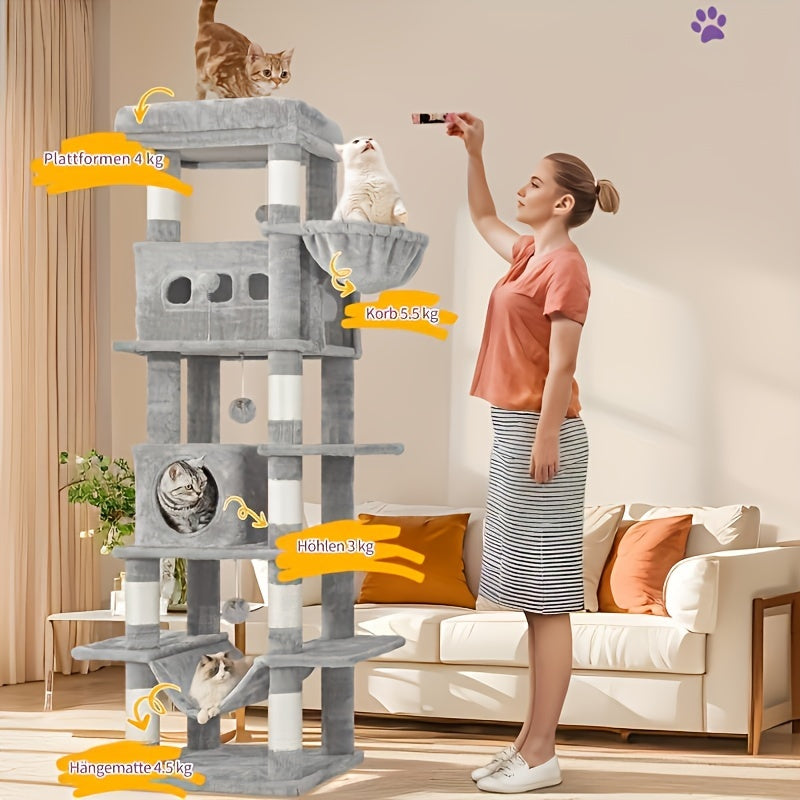 HZUANERI 170cm Large Cat Tree