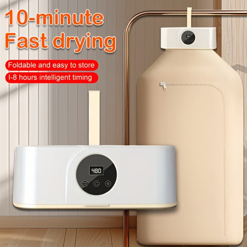 Upgraded Portable Plug-in Dryer - Timed Mini Compact with Bag