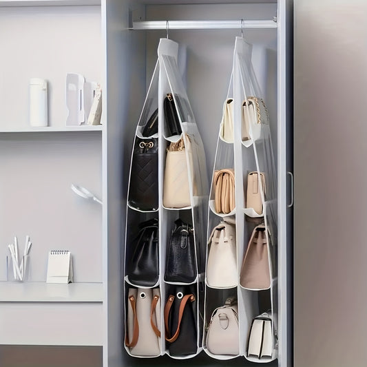 Multi Layer Hanging Bag Organizer - Space Saving Wardrobe