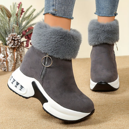 Women's Autumn/Winter Fuzzy Boots