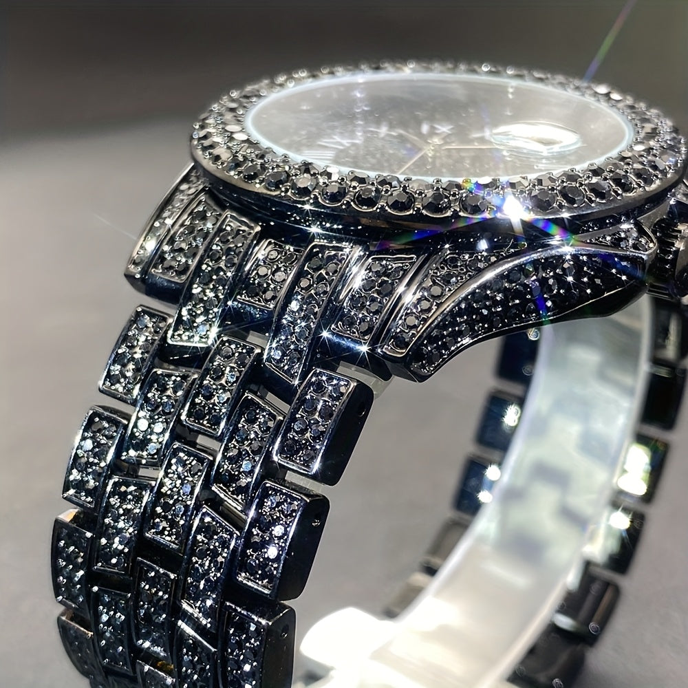 MISSFOX Rhinestone Quartz Watch - Sparkling Ice Watch